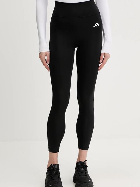 adidas Performance legginsy sportowe damskie kolor czarny gładkie JY4815 - zdjęcie produktu nr 1