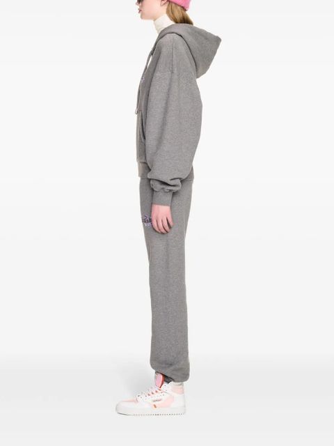 Off-White logo-print track pants - Grey