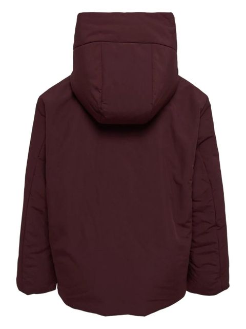 Jil Sander zip-up hooded puffer jacket - Brown - zdjęcie produktu nr 2