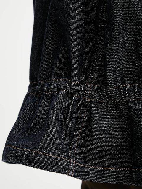 AllSaints kurtka jeansowa bawełniana DENBY kolor granatowy przejściowa W100PD