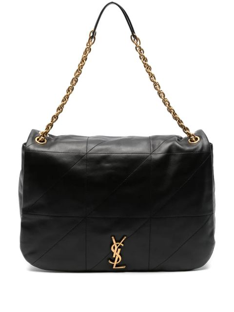 Saint Laurent Jamie leather shoulder bag - Black - zdjęcie produktu nr 1