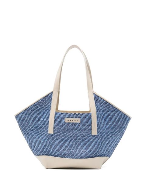 Marni woven shoulder bag - Blue - zdjęcie produktu nr 1