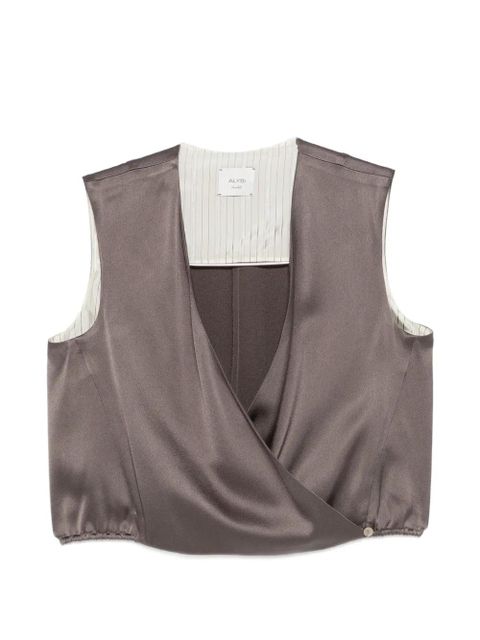 Alysi cross-over top - Brown - zdjęcie produktu nr 1