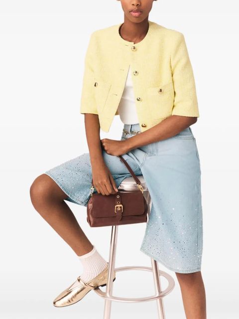 Maje buttoned pocket blazer - Yellow