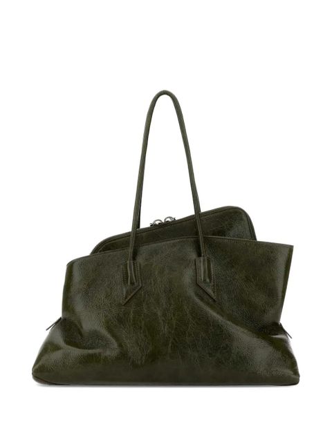 The Attico medium La Passeggiata tote shoulder bag - Green - zdjęcie produktu nr 2