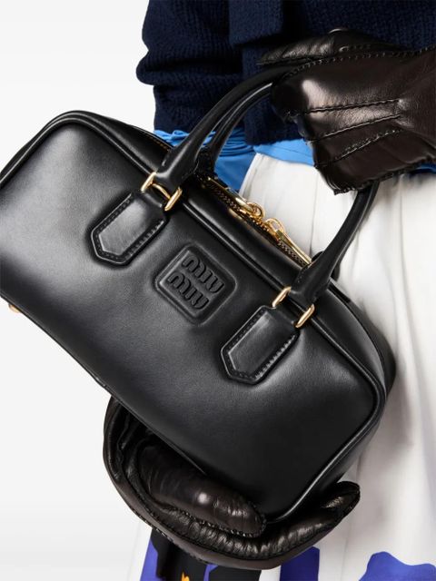 Miu Miu Arcadie leather bag - Black