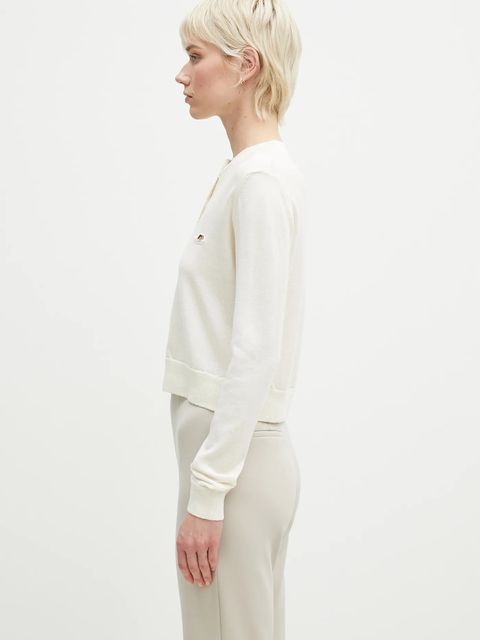 Fiorucci kardigan wełniany Angel Patch damski kolor beżowy lekki W02SPKCA337KN03WH02 - zdjęcie produktu nr 2