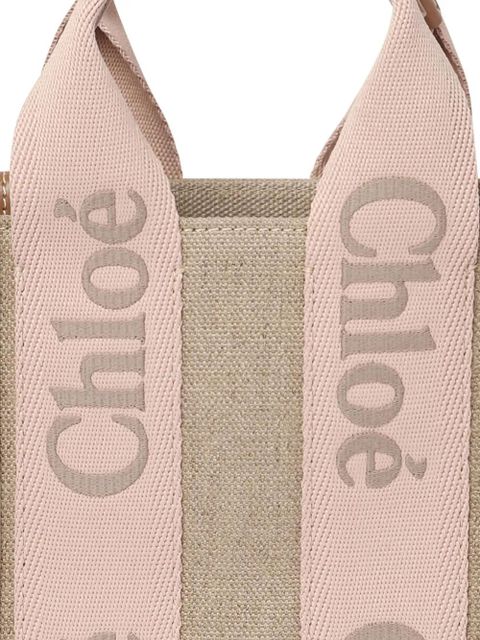 Chloé logo tote bag - Neutrals - zdjęcie produktu nr 2
