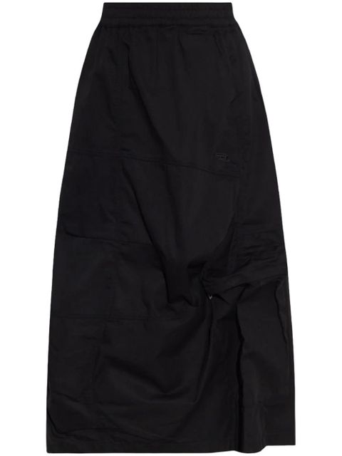 Diesel ruched-detailing skirt - Black - zdjęcie produktu nr 1