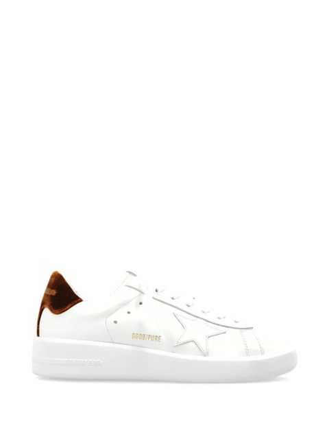 Golden Goose Purestar appliqué-detail leather sneakers - White - zdjęcie produktu nr 1