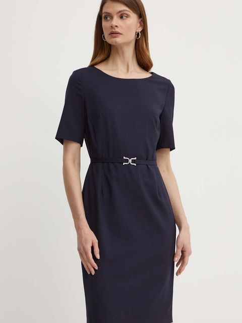 BOSS sukienka wełniana - zdjęcie produktu nr 2