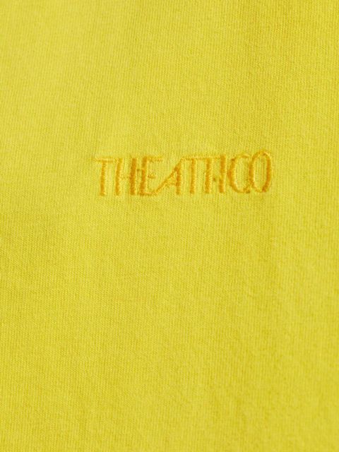 The Attico logo-embroidered T-Shirt - Yellow