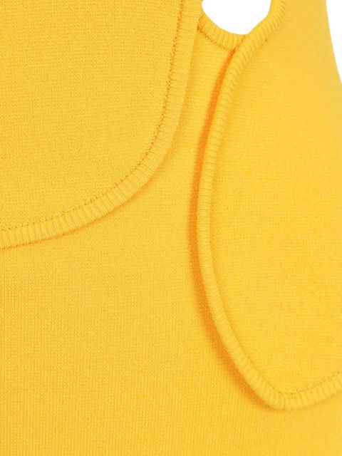 Cult Gaia one-shoulder cutout mini dress - Yellow