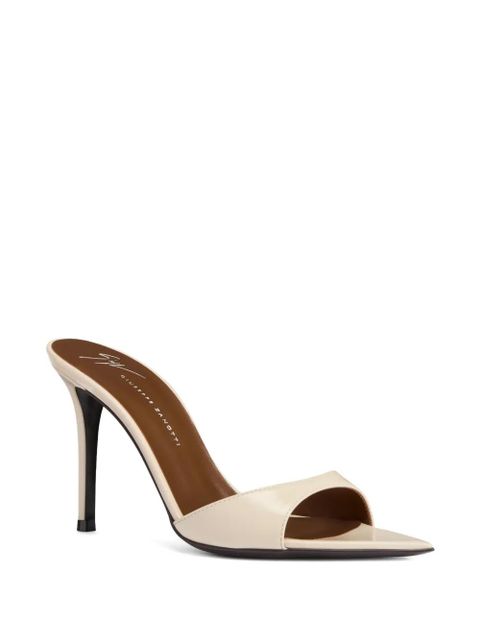 Giuseppe Zanotti Intriigo pointed toe stiletto heel sandals - Neutrals - zdjęcie produktu nr 2