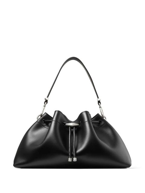 Jimmy Choo medium Cinch leather bucket bag - Black - zdjęcie produktu nr 1
