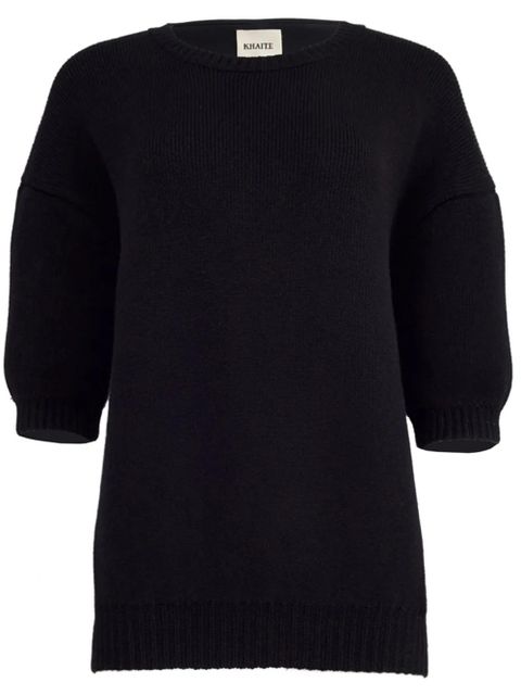 KHAITE The Nere cashmere jumper - Black - zdjęcie produktu nr 1