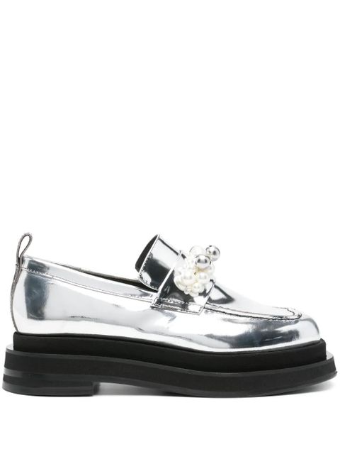 Simone Rocha Heart Toe Platform loafers - Silver - zdjęcie produktu nr 1