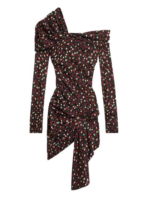 ISABEL MARANT Elara polka-dot mmini dress - Black - zdjęcie produktu nr 1