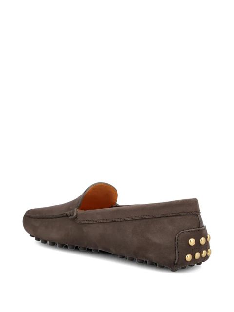 Tod's studded flat shoes - Brown