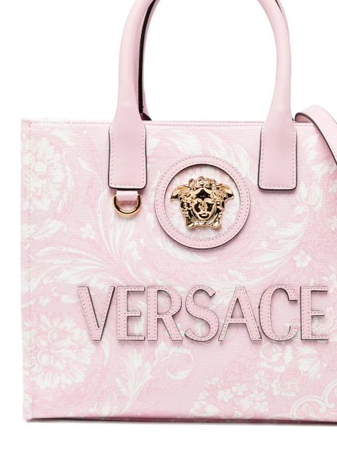 Versace small La Medusa printed tote bag - Pink - zdjęcie produktu nr 2