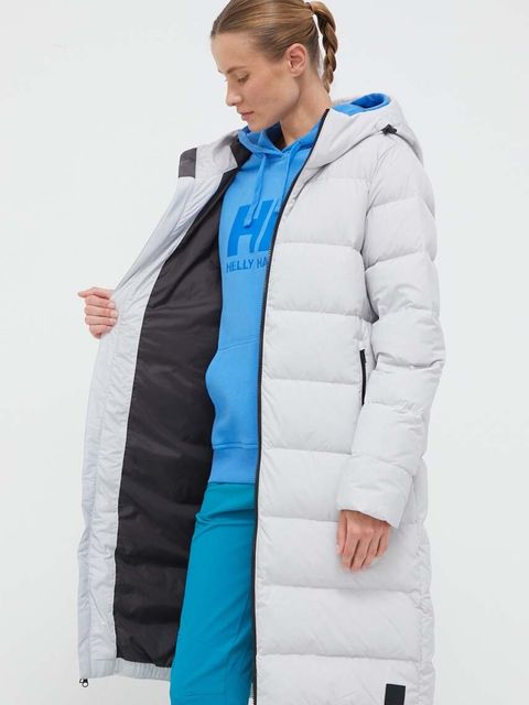 Jack Wolfskin kurtka puchowa Frozen Palace damska kolor szary zimowa 1204133