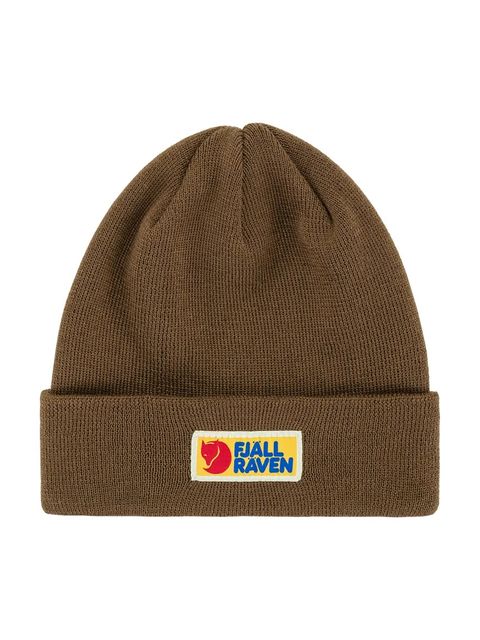 Fjallraven czapka Vardag Classic Beanie kolor brązowy F78141.299 - zdjęcie produktu nr 1