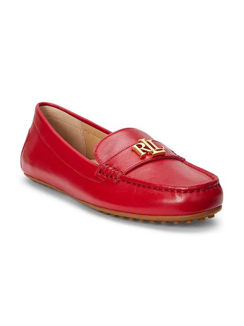 Lauren Ralph Lauren mokasyny damskie skórzane Barnsbury - zdjęcie produktu nr 1