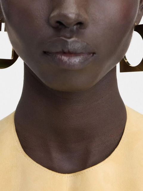 Jacquemus The Rond Carré hoop earrings - Gold - zdjęcie produktu nr 2