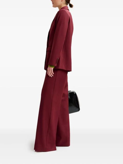 Essentiel Antwerp Izi pressed-crease trousers - Red