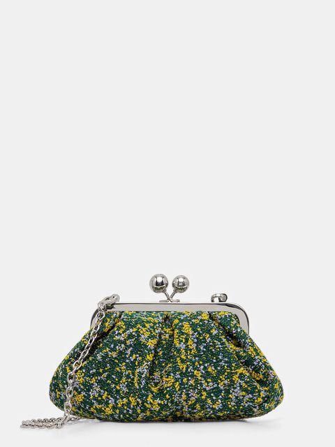 Weekend Max Mara torebka z dodatkiem wełny ACCENNI kolor zielony 2615511154600 - zdjęcie produktu nr 1