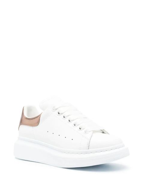 Alexander McQueen Oversized leather sneakers - White