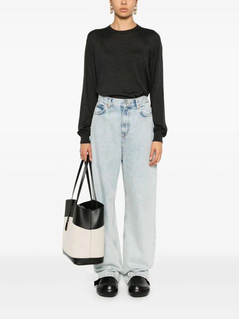 Jil Sander fine-knit jumper - Grey