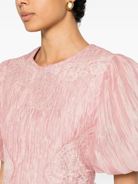 Aje Ophelia midi dress - Pink