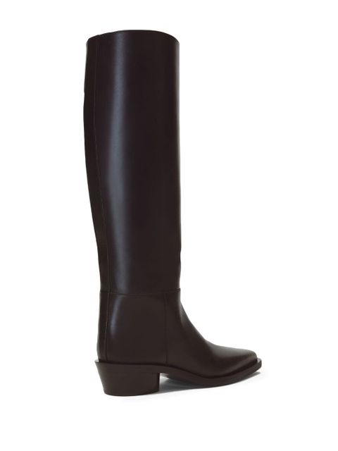 Proenza Schouler Bronco leather tall boots - Black - zdjęcie produktu nr 2