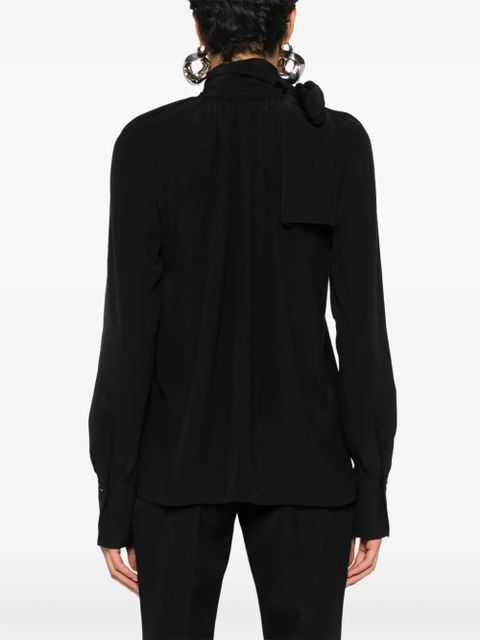 Givenchy 4G silk crepe blouse - Black