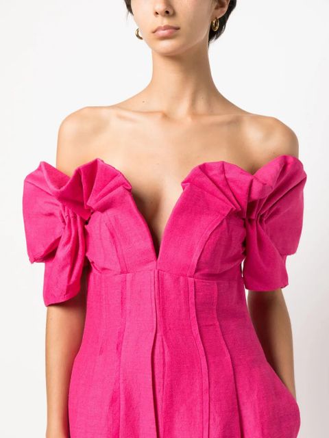Cult Gaia Asal off-shoulder dress - Pink