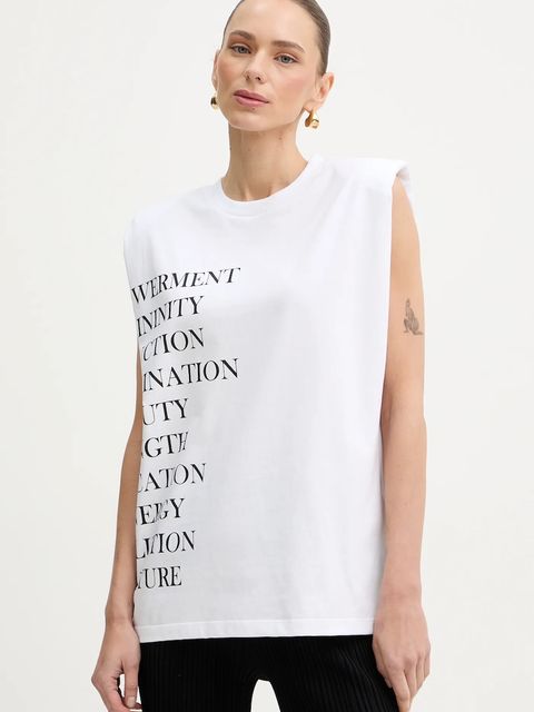 Elisabetta Franchi top bawełniany - zdjęcie produktu nr 1