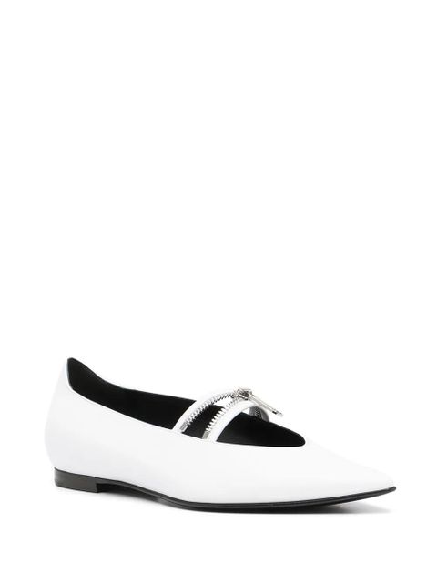 Off-White paperclip-detail ballerina shoes - zdjęcie produktu nr 2