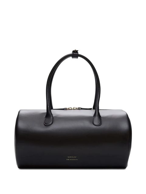 LouLou de Saison Reez cylindric leather shoulder bag - Black - zdjęcie produktu nr 1