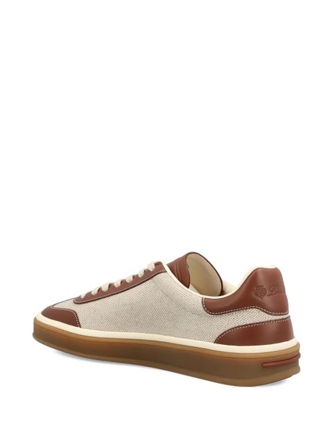 Loro Piana embossed logo tennis walk trainers - Neutrals