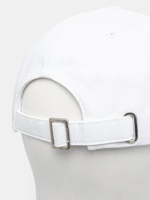 Lacoste czapka z daszkiem kolor biały z aplikacją RK0342