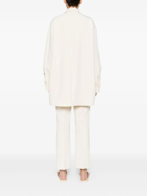 Alysi pearl-embellished trousers (set of two) - White