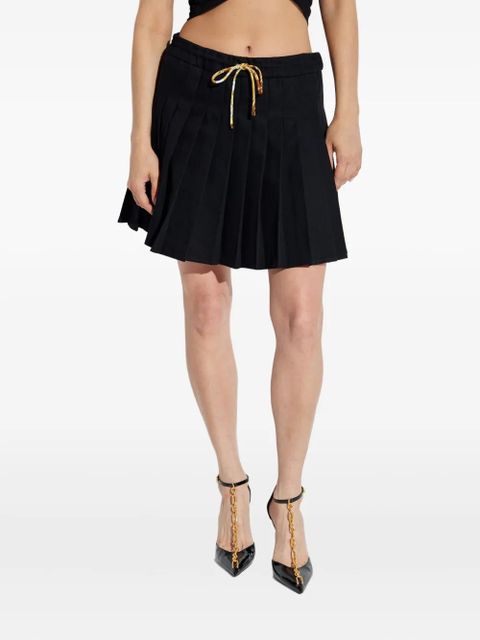 Versace pleated drawstring skirt - Black - zdjęcie produktu nr 2
