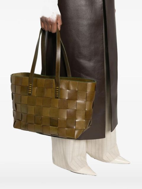 DRAGON DIFFUSION woven tote bag - Green - zdjęcie produktu nr 2