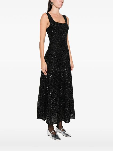 Maje knitted midi dress - Black