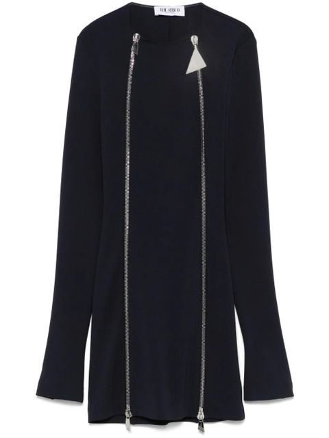 The Attico double-zip mini dress - Blue - zdjęcie produktu nr 1
