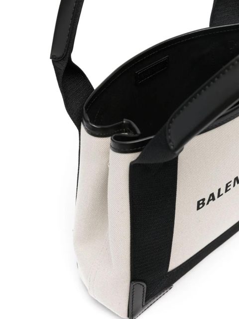 Balenciaga Navy XS Cabas tote bag - Neutrals
