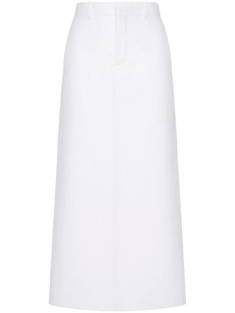 Valentino Garavani Compact poplin skirt - White - zdjęcie produktu nr 1