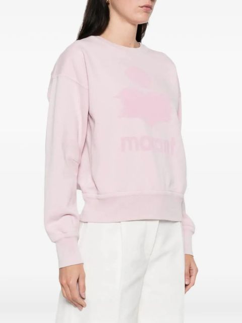 ISABEL MARANT Mobyli logo-print sweatshirt - Pink