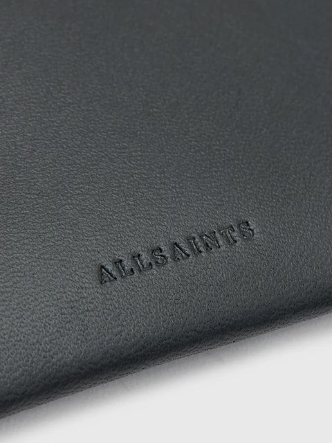 AllSaints etui na karty skórzane HEX CARDHOLDER